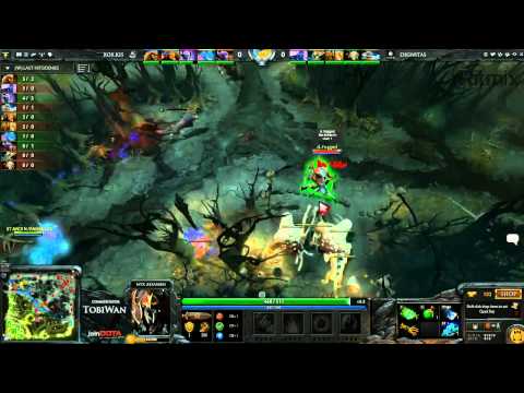 RoX KIS vs Dignitas Game 1 - Russian DOTA2 League - TobiWan
