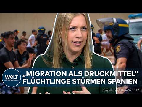 Video Thumbnail: CEUTA: "Migration als Druckmittel" – 60.000 marokkanische Flüchtlinge brechen durch Spaniens Grenze