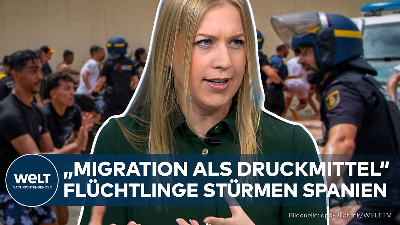 CEUTA: "Migration als Druckmittel" – 60.000 marokkanische Flüchtlinge brechen durch Spaniens Grenze