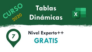 Séptimo Tutorial - Curso Completo - 2020 - Tablas Dinámicas en Excel - GRATIS - Funciones Cubo