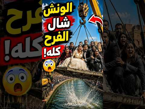 الونش شال الفرح كله! 😱😂 | Egyptian Wedding Gone Crazy #shorts