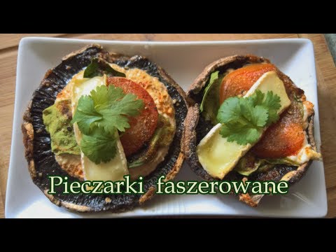 Duże brązowe PIECZARKI FASZEROWANE