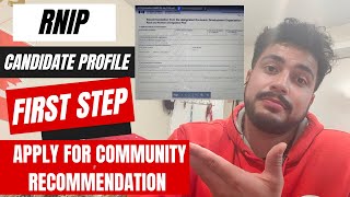 RNIP (Full Process step by Step) Apply for community recommendation (Canada).
