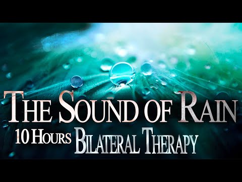 Bilateral Therapy * Light Rain * Nature Soundscapes to Release Stress, PTSD, Anxiety - Meditation