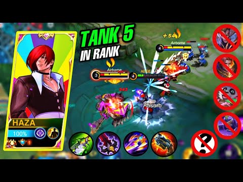 I MEET THE ENEMY PLAYER TANK 5 😂🔥 IN RANKED GAME WHO WIN? | CHOU BEST BUILD 2023 FOR COUNTER TANK