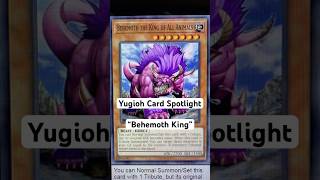 Yugioh Lore “Behemoth King” #shorts