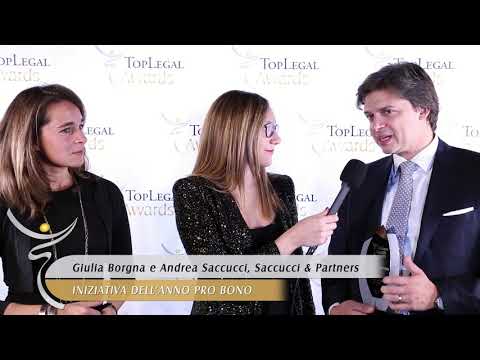 Giulia Borgna e Andrea Saccucci, Saccucci & Partners - TopLegal Awards 2019