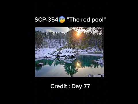 SCP-354 "The red pool" #short #scpfundation