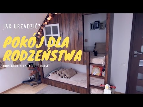 Jak urządzić pokój dla rodzeństwa - pokój dla ucznia i przedszkolaka #metamorfoza pokoju #projekt