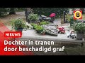 Graf overleden vader boven de grond door regen | Omroep Brabant