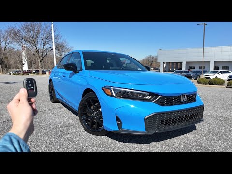 2025 Honda Civic Sport Sedan: Start Up, Walkaround, Test Drive and Review
