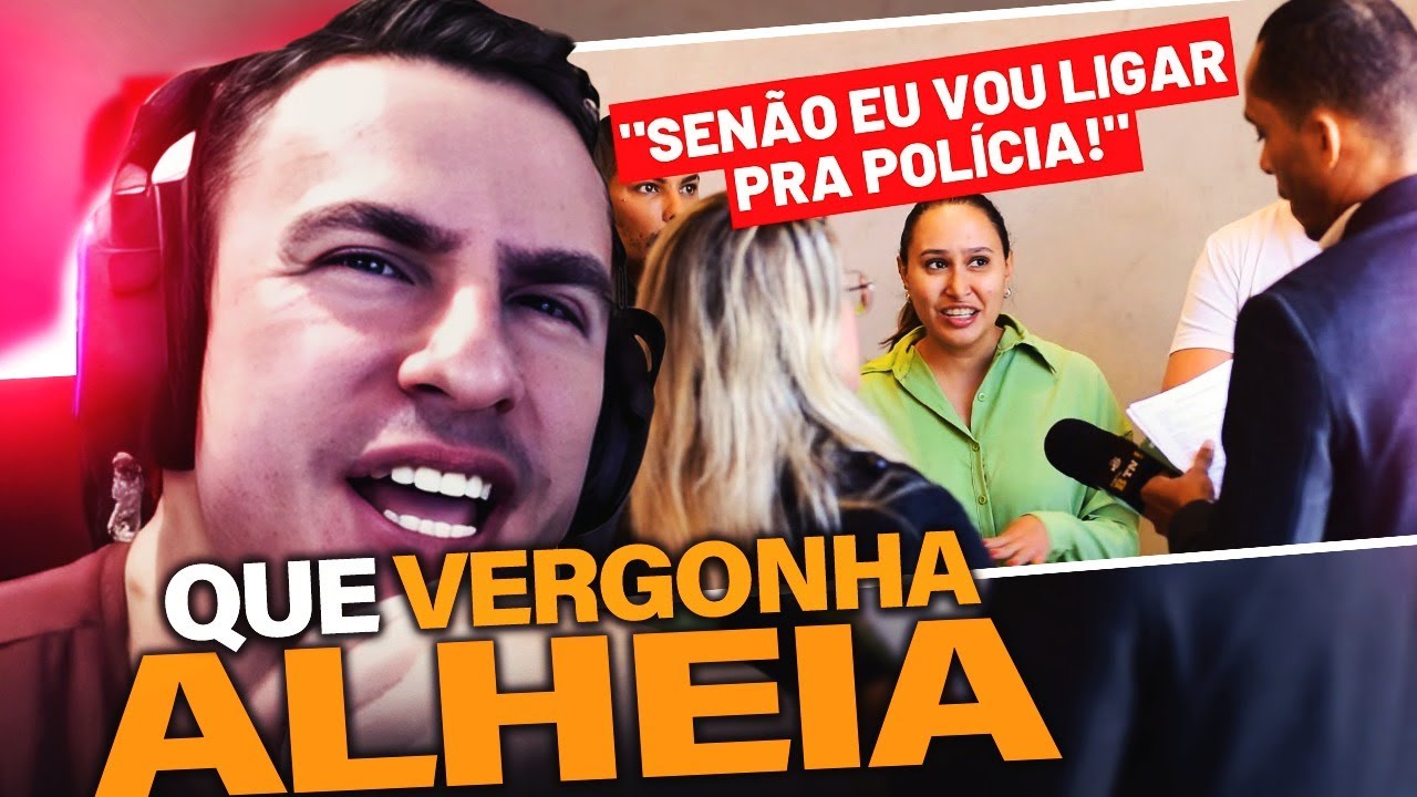 SUPER XANDÃO REAGINDO A DEBOCHE, BATE-BOCA E INSULTOS DESARMONIZAM REPORTAGEM EM CLÍNICA DE ESTÉTICA