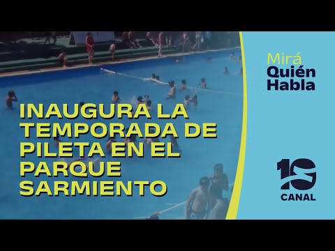Empezó la TEMPORADA de PILETA en el PARQUE SARMIENTO