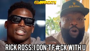 Rick Ross Responds To Tyreek Hill Putting Him On Blast For Posting His House On Fire On IG