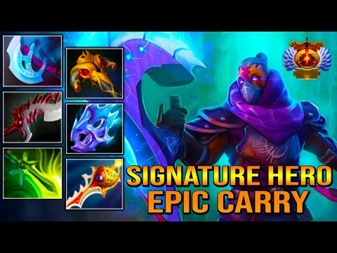 [ Anti Mage ] SIGNATURE CARRY BUILD - EPIC TEAM FIGHT - MONSTER LATE GAME - DOTA 2 GAMEPLAY