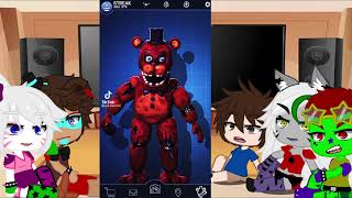 FNAF security breach react to other FNAFS!  gacha 