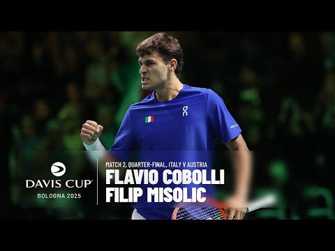 Flavio Cobolli in PERFECT form! 🤩 | Italy v Austria | 2025 Davis Cup Final 8