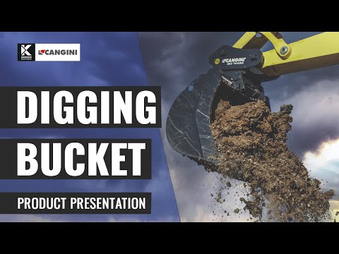 Godet de terrassement Cangini - pour pelle et mini-pelle de 0.6 à 22 tonnes - avec lame en acier HB400_8