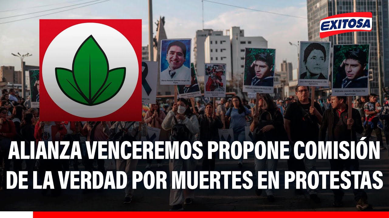 🔴🔵 Alianza Venceremos propone Comisión de la Verdad por muertes en protestas