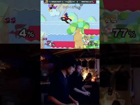Westballz hits a weird combo #melee #shorts