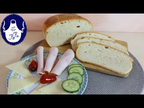 Brot selber backen - Saftiges Weißbrot mit knuspriger Kruste