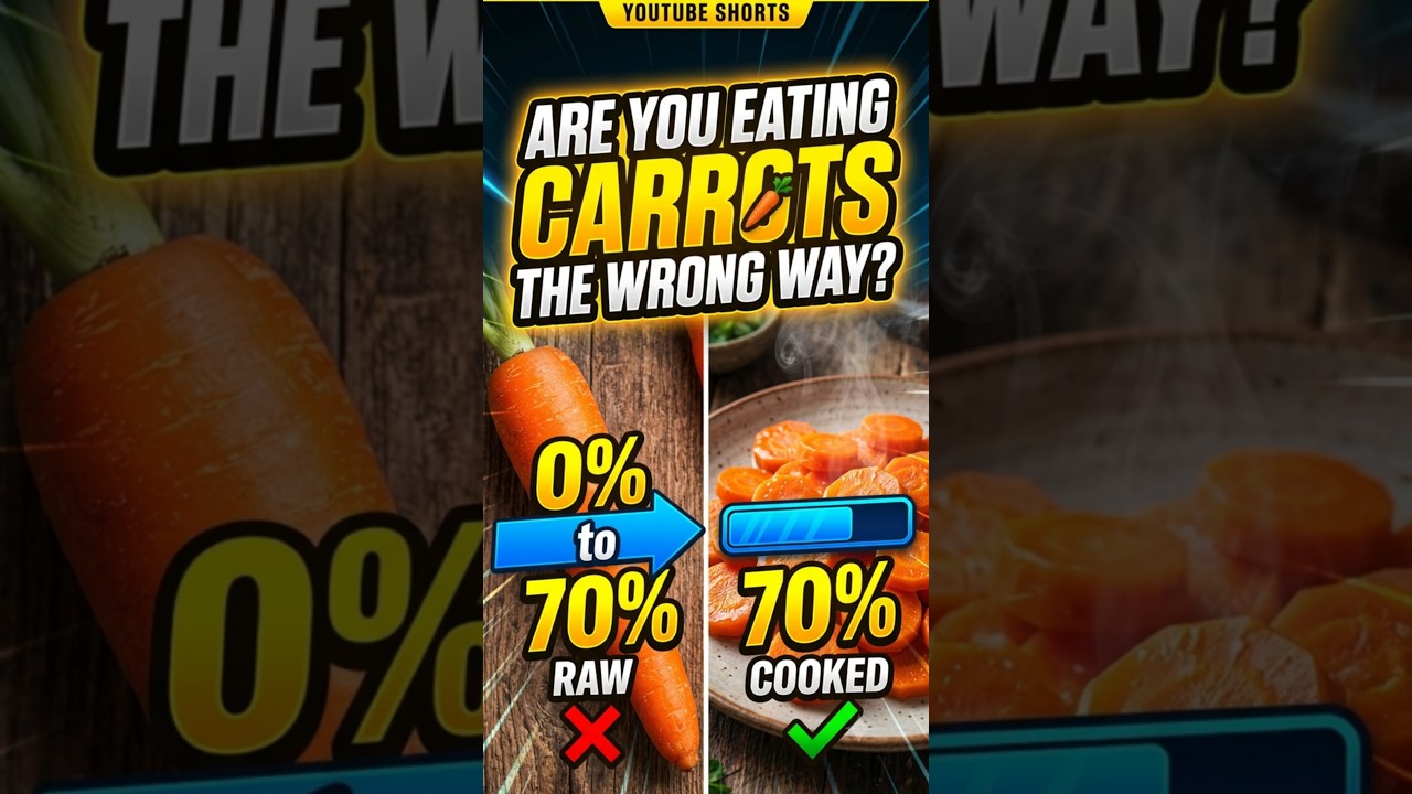 Are you eating carrot in the wrong way 🧐🧐