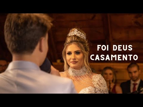 Casamento Pedro Henrique e Jheniffer I Noivo canta musica surpresa "Foi Deus "