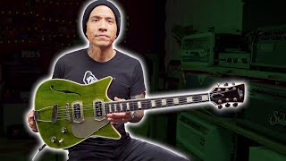 Video thumbnail for Frank Brothers Arcade Thinline guitar | TV Jones T-Armonds by R.J. Ronquillo