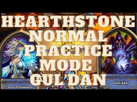 🃏 Hearthstone Normal Practice Mode Gul'dan