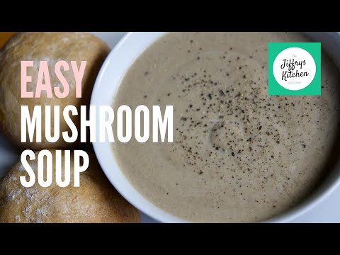 CREAMY MUSHROOM SOUP RECIPE | MUSHROOM RECIPES | VEGAN MUSHROOM SOUP | QUICK AND EASY RECIPES