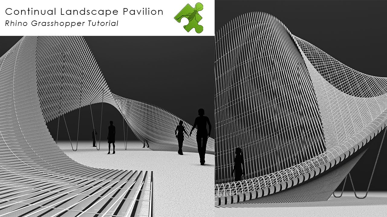 Continual Landscape Pavilion Rhino Grasshopper Tutorial