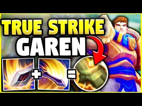 THIS NEW KEYSTONE MAKES GAREN 100% BROKEN! UNLIMITED TRUE DAMAGE WITH Q AND E! - League of Legends