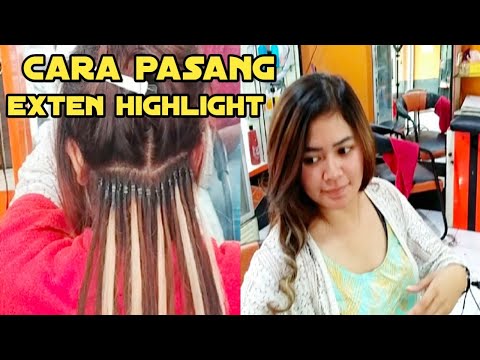 pasang exten biar terlihat rapi dan tidak sakit | nih caranya