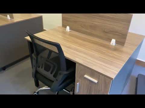 Cụm Bàn Làm Việc Gỗ MDF 2 Người - BC47