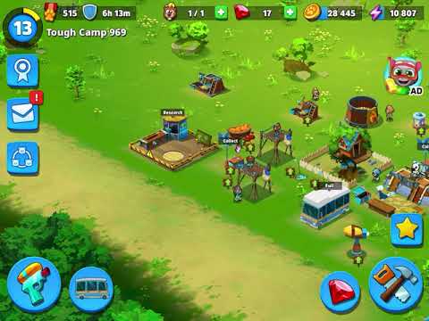 Talking Tom CAMP- how to play