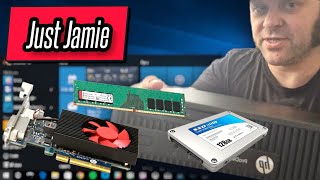 HP ProDesk 400 G3 Windows 10 USB Install #hpcomputers #gt730 #subscribe