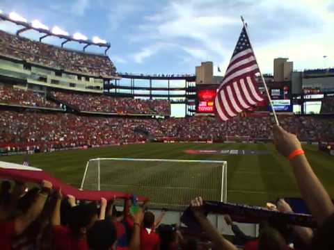 USA vs Spain June 4, national anthems