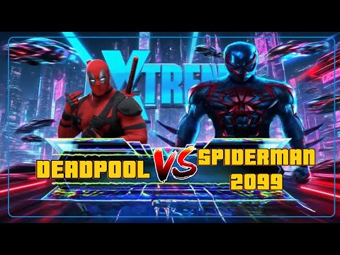 WWE Fantasy Match: Deadpool vs Spider-Man 2099 – Future Hero vs Legend with a Mouth! 💀🕷️