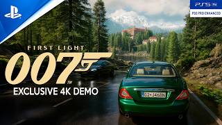 007 FIRST LIGHT First Gameplay Demo | New JAMES BOND SINGLE PLAYER like Hitman and Uncharted
