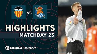 Videoresumen del Valencia - Real Sociedad Videoresumen del Valencia - Real Sociedad