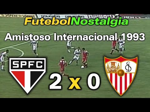 São Paulo 2 x 0 Sevilla-ESP - 27-03-1993 ( Amistoso Internacional )