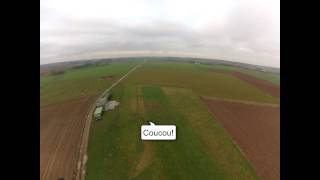 preview picture of video 'Première vidéo aérienne (GoPro 3 Sylver Edition sur DJI F450)'