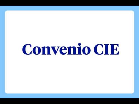 ¿Qué es un convenio CIE?