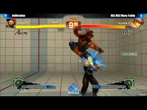 EVO 2013 Infiltration (Akuma) vs NGL MCZ Marq Teddy (Guy) SSF4 AE