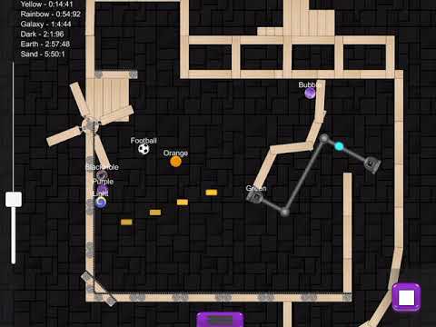 Marble run 2d : go to the teleporter