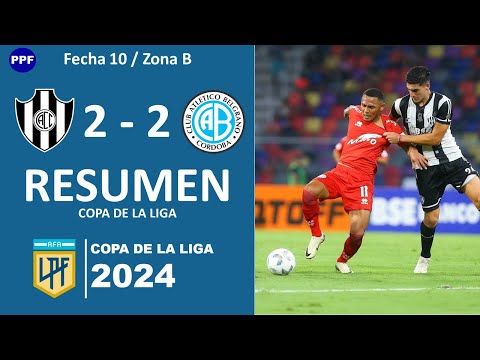 CENTRAL CORDOBA (SDE)  2 - 2  BELGRANO (COPA DE LA LIGA) Fecha 10 | RESUMEN