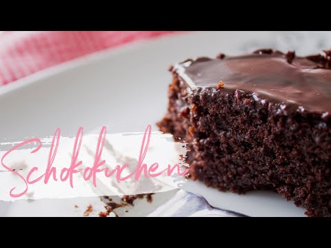 SCHOKOLADENKUCHEN | Super saftig, schokoladig und VEGAN!!! #food