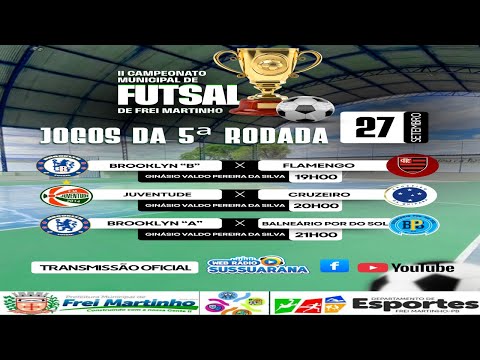 5° Rodada do 2° Campeonato de Futsal de Frei Martinho 2025