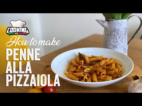 Easy Penne alla pizzaiola - Massa Pizza Estilo, Cozinhando com um Italiano