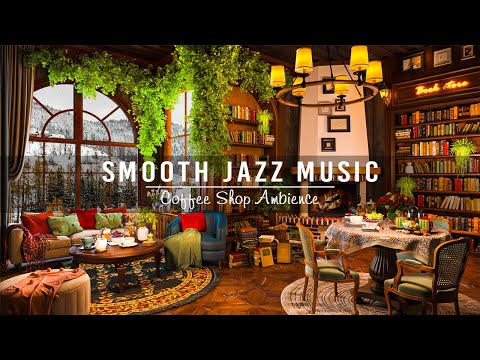 Smooth Piano Jazz Music at Cozy Coffee Shop Ambience for Work, Focus ☕ Sweet Jazz Instrumental Music